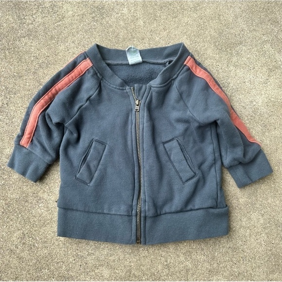 Kate Quinn Little Liam Stripe Zip Front Jacket - Picture 1 of 3